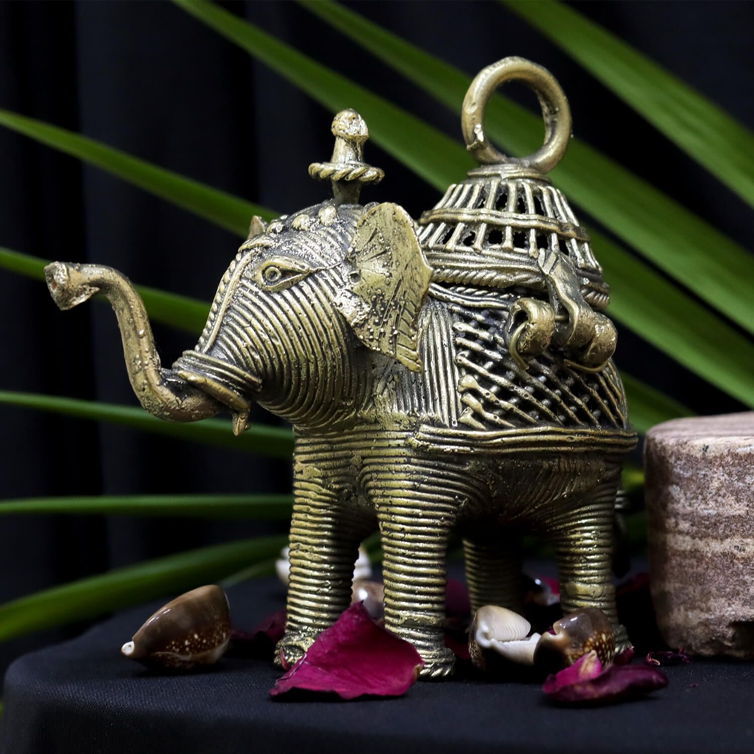 Dhokra Box Elephant