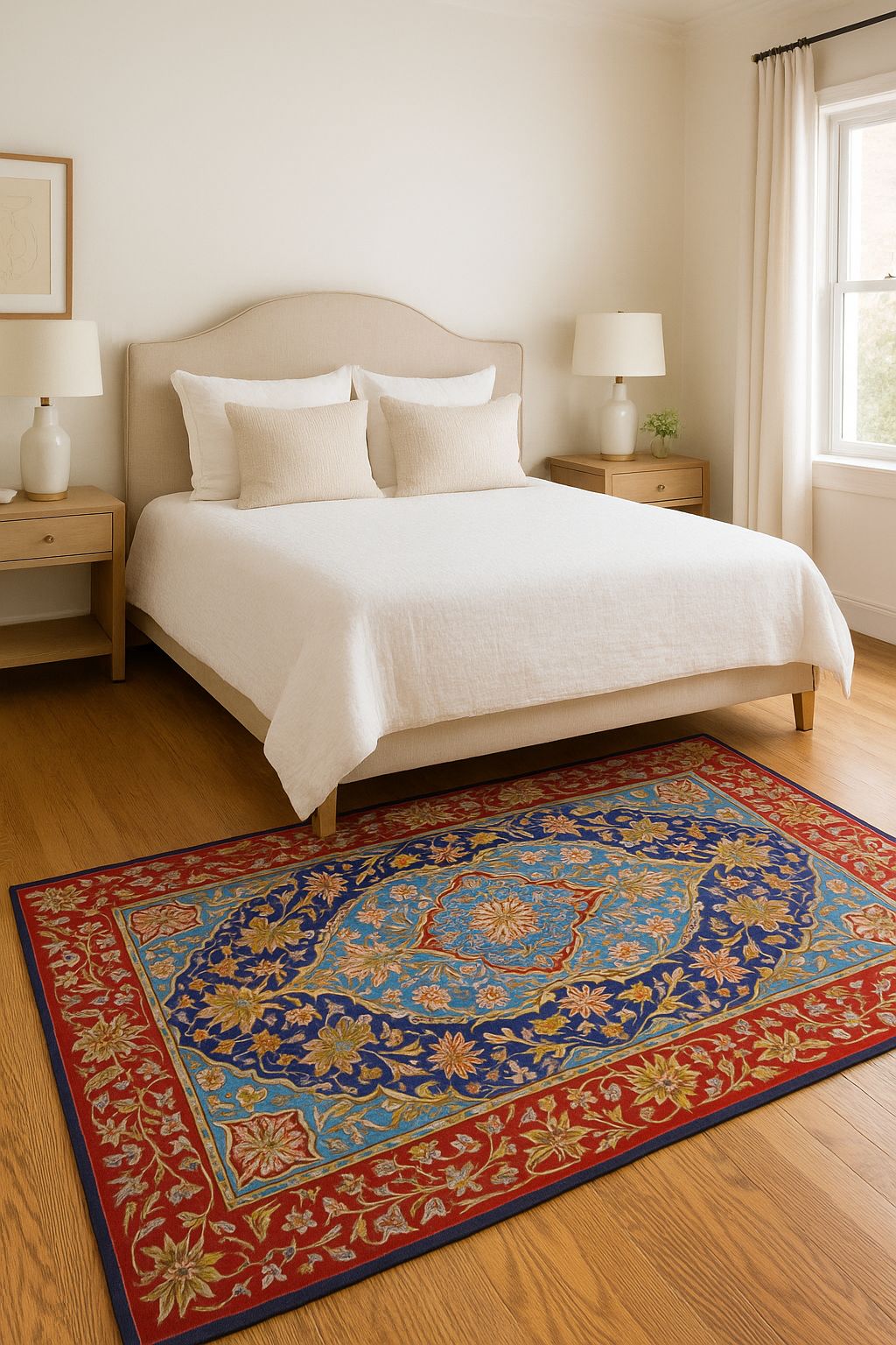 Persian Floral Area Rug