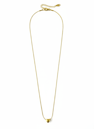 Elegant Gold Heart Pendant Necklace for Women