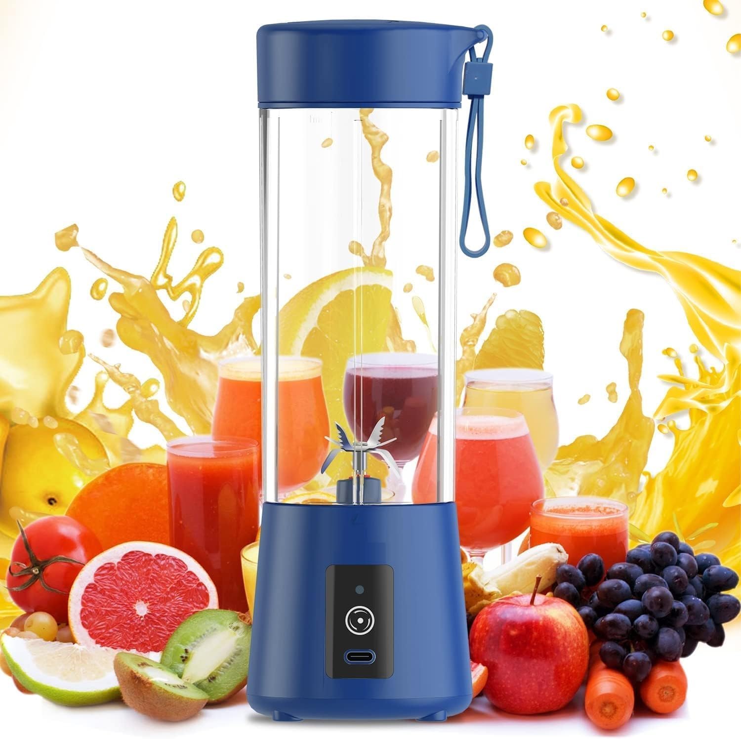 Portable 6-Blade Juicer Blender