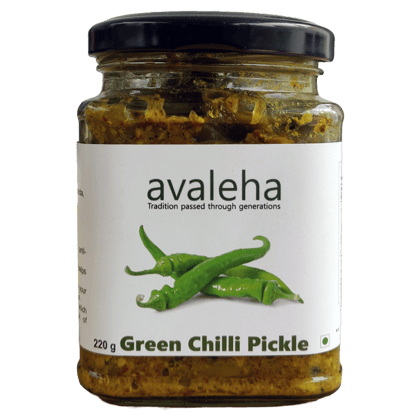 Avaleha Green Chilli Pickle 220 GM Avaleha Green Chilli Pickle 220 GM