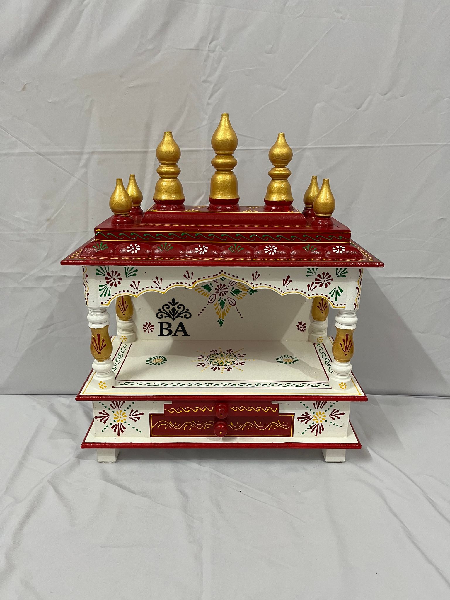 Premium Solid Wood Temple | Designer Home Pooja Mandir For Home Office And Resturant