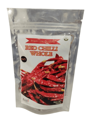 Premium Quality Whole Red Chillies - Dry Mirchi Spice 100g Premium Quality Whole Red Chillies - Dry Mirchi Spice 100g
