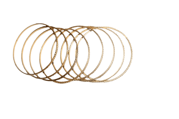 Elegant Gold Plated Traditional Bangle Set for Women