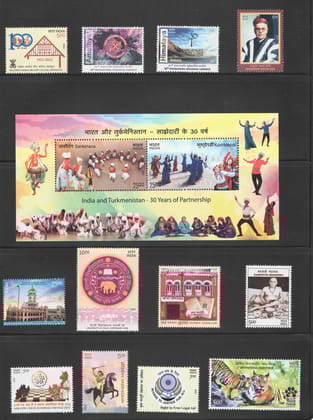 Shobhaphila's MNH Commemorative Year Pack stamps 2022 (39 Nos.)