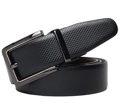 Faux Leather Reversible Belt