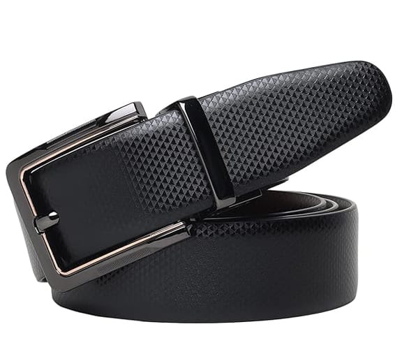 Faux Leather Reversible Belt