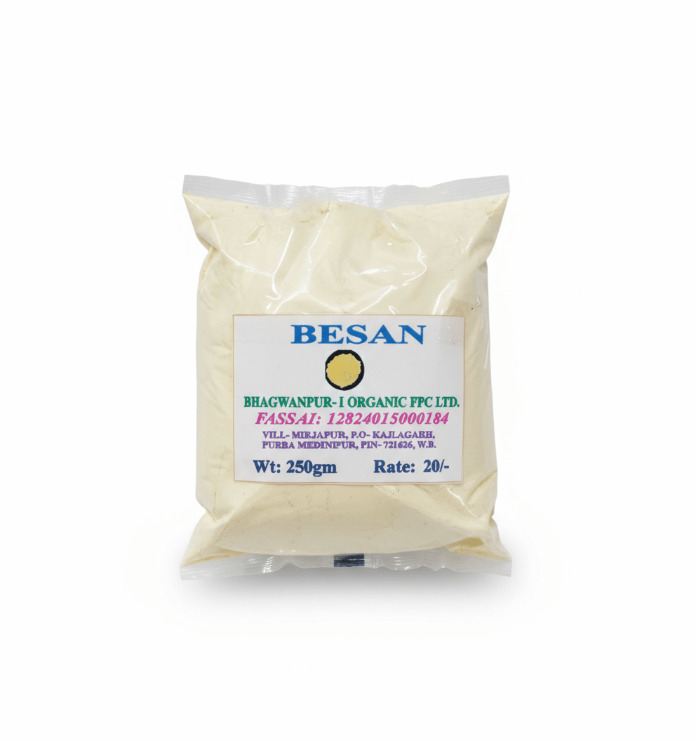 Bhagwanpur-I Organic Besan (Gram Flour) - 250gm Pack