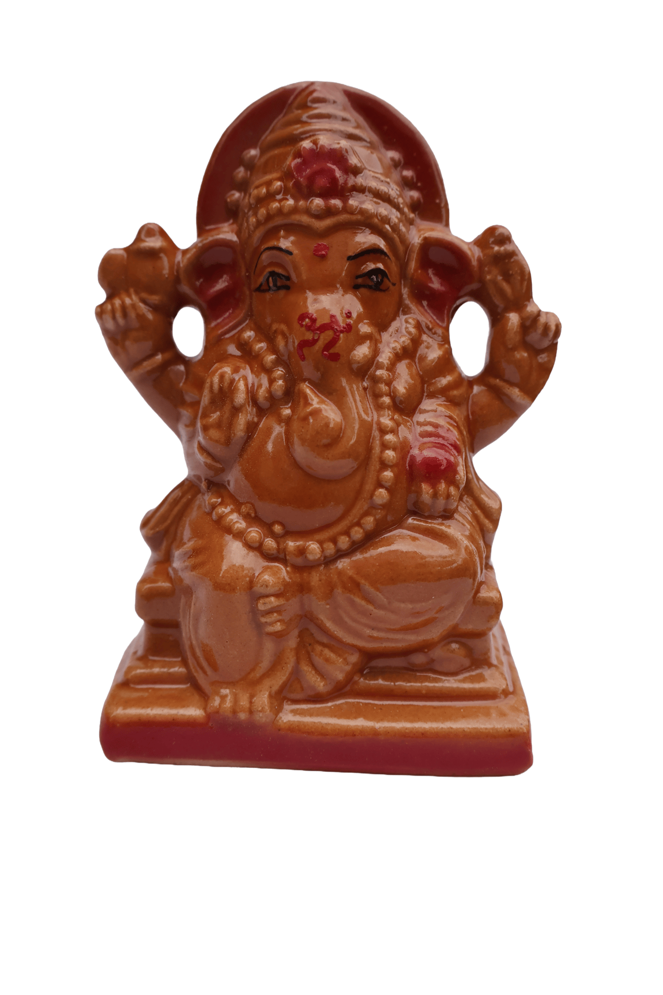 Earthenware Lord Ganesha Idol Figurine for Home Decor