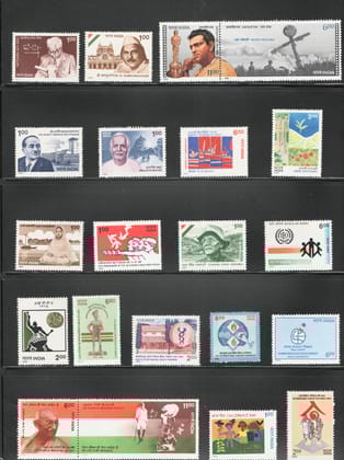 Shobhaphila's Indian MNH Commemorative Year Pack Stamps 1994 ( 30 Stamps)
