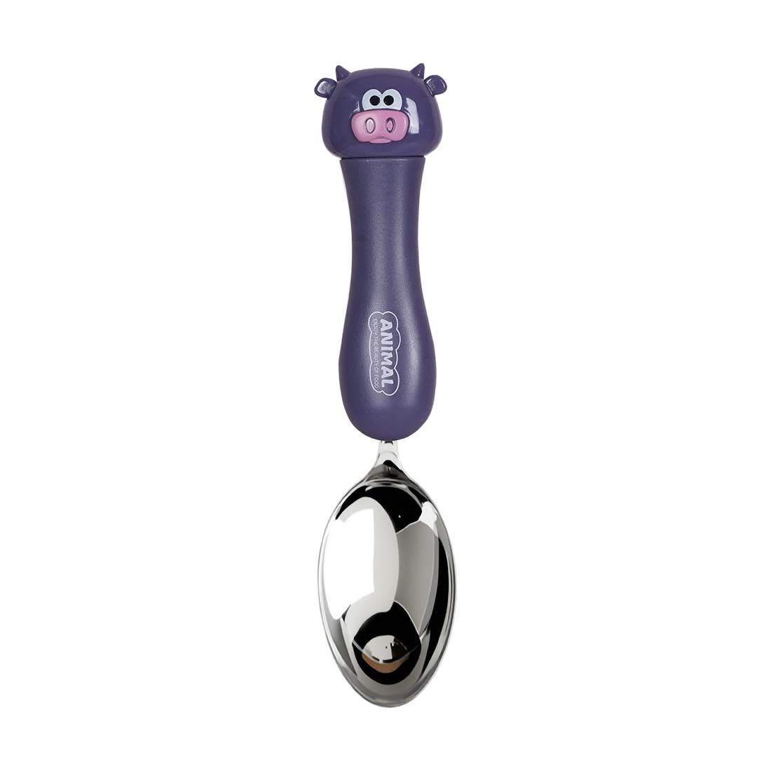 Cow Design Kids Spoon | Stainless Steel Cartoon Spoon | Cartoon Spoon | Childrens Spoon | Tablespoon Cartoon | Animated Spoon | Cartoon Fork And Spoon | Paediatric Spoon