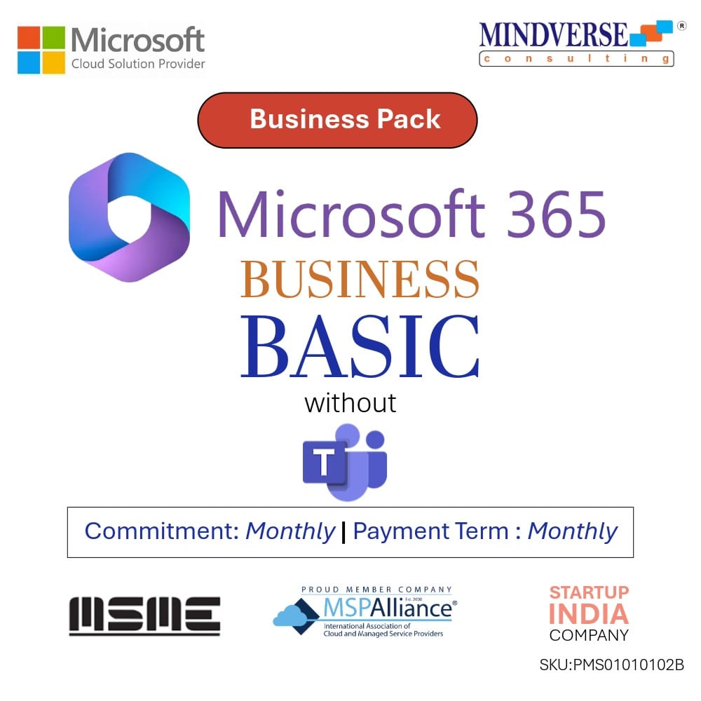 Microsoft 365 Business Basic – Without Teams