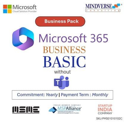 Microsoft 365 Business Basic – Without Teams