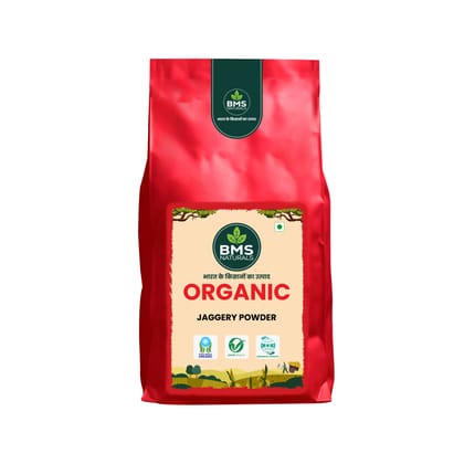 BMS Naturals Organic Jaggery Powder - Natural Sweetener from Indian Farmers