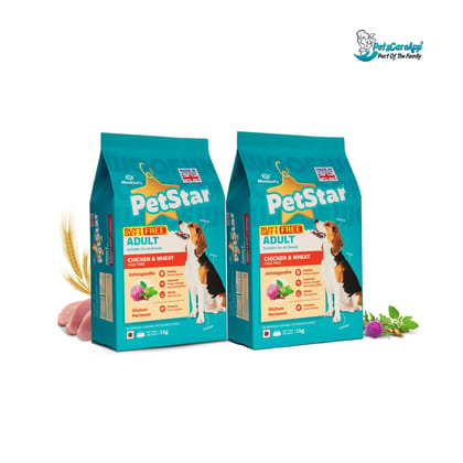  Petstar Chicken and Wheat Adult Dog Dry Food 