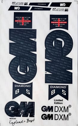 VR3 INTERNATIONAL | Cricket BAT Sticker GM