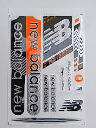 VR3 INTERNATIONAL | New Balance Stickers | Orange VR3 INTERNATIONAL | New Balance Stickers | Orange