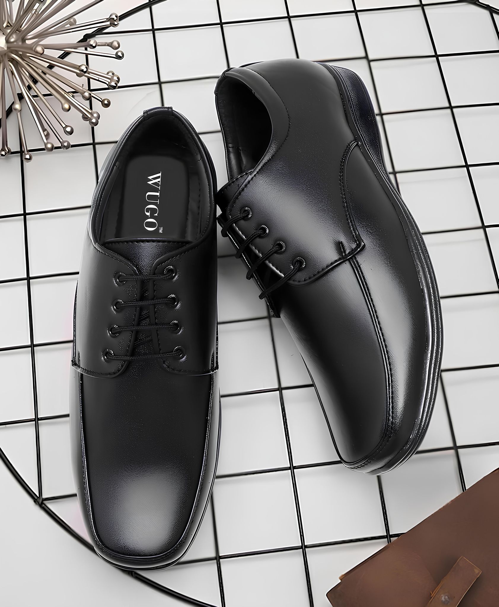 Latest Fabulous Men Lace-ups Black Formal Shoe | Elegant Office, Party & Daily Wear | Stylish & Long-Lasting | Business Designer Formal Shoes for Men & Boys