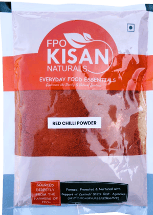 FPO Kisan Naturals Red Chilli Powder - Pure & Farm-Sourced Spice