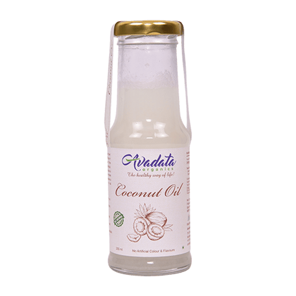 Avadata Organics Pure Coconut Oil - 200 ML Avadata Organics Pure Coconut Oil - 200 ML