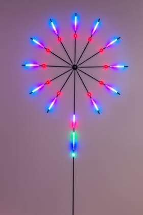 Multi-Color LED Firework Dandelion Decorative Stake Light