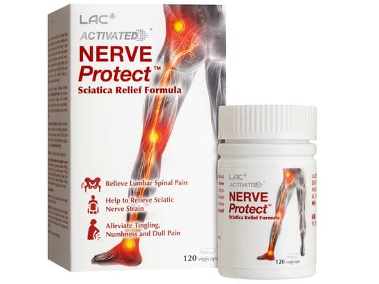 LAC Activated Nerve Protect – Nerve Health & Antioxidant Support Supplement – 120 Capsules