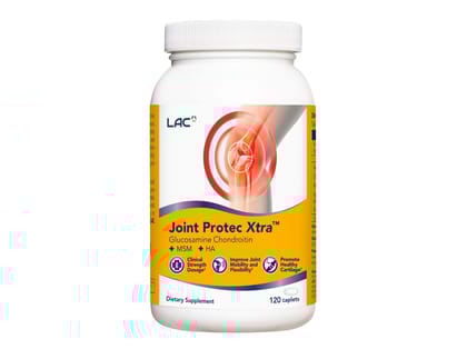 LAC Joint Protec Xtra + HA  Premium Joint Care Supplement for Mobility & Strength, Hyaluronic Acid Joint Support for Active Lifestyle – 120 Caplets