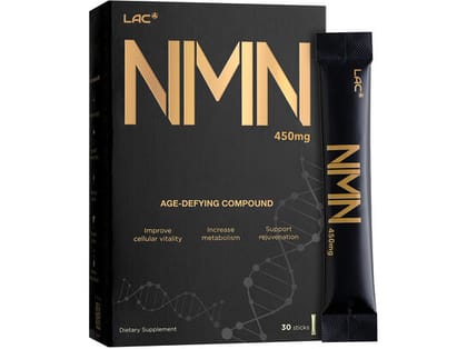 LAC NMN Powder 1.5g x 30 Sticks | NMN Supplement for Energy, Cellular Repair & Anti-Aging | Nicotinamide Mononucleotide Drink Mix