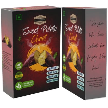 Sweet Potato Chaat Roasted | Pre-workout Diet INDIAN KHANA KHAZANA Ready to eat | Indian Tasty Flavour Ready to Eat Food Sweet Potato Chaat | No Added Preservative and Colours | Pack of 2 (200gm+200gm) Sweet Potato Chaat Roasted | Pre-workout Diet INDIAN KHANA KHAZANA Ready to eat | Indian Tasty Flavour Ready to Eat Food Sweet Potato Chaat | No Added Preservative and Colours | Pack of 2 (200gm+200gm)