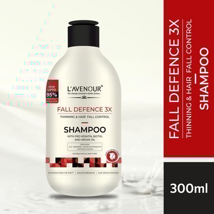 L'avenour Thinning & Hair Fall Control Shampoo With Keratin, Biotin, Argan Oil For Men & Women 300ml
