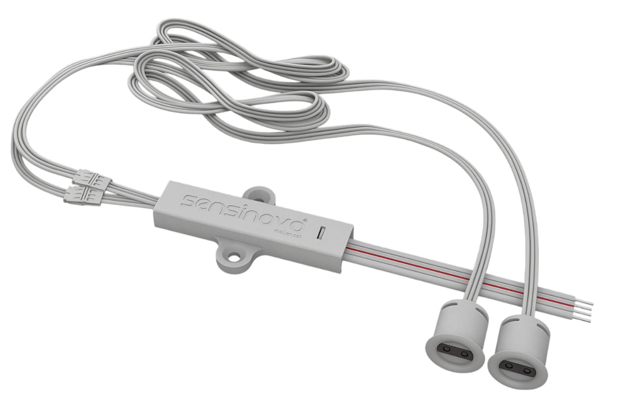 Wardrobe sensor Series E15 DD Wardrobe Sensor, Dual Mode Door Sense and Wave Switch, 2 Year Warranty, 100cm Cable Length, 12V/24V DC