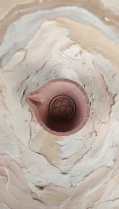 Punganur Clay diya pack of 24 pieces 