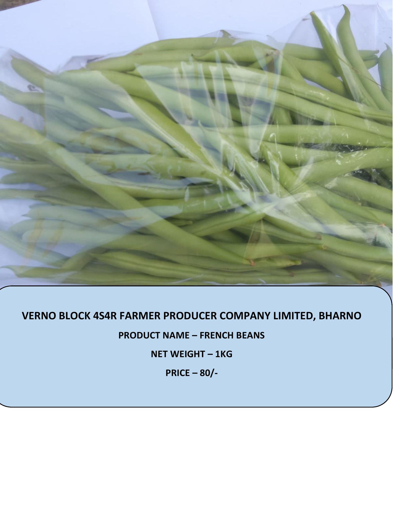 Fresh French Beans - 1kg