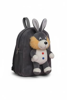 Kids Rabbit School Bag Soft Plush Backpack Cartoon Toy for Boys Girls Age 2-6 Years Nursery Preschool Picnic Travel Bag Grey Kids Rabbit School Bag Soft Plush Backpack Cartoon Toy for Boys Girls Age 2-6 Years Nursery Preschool Picnic Travel Bag Grey