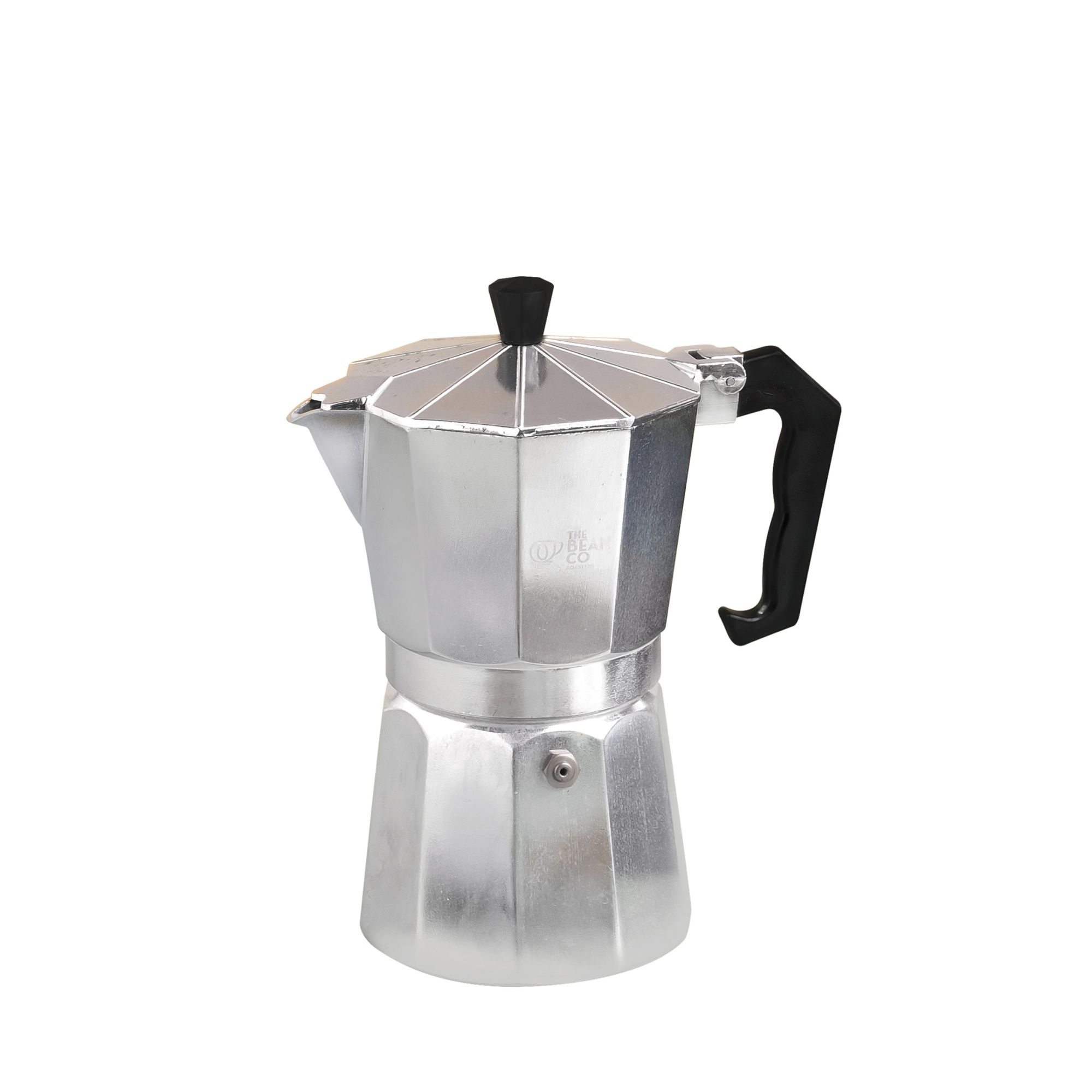 The Bean Co Roasters Classic Moka Pot | Premium Aluminium | Stovetop | Espresso Coffee Maker (150 ml, Silver)