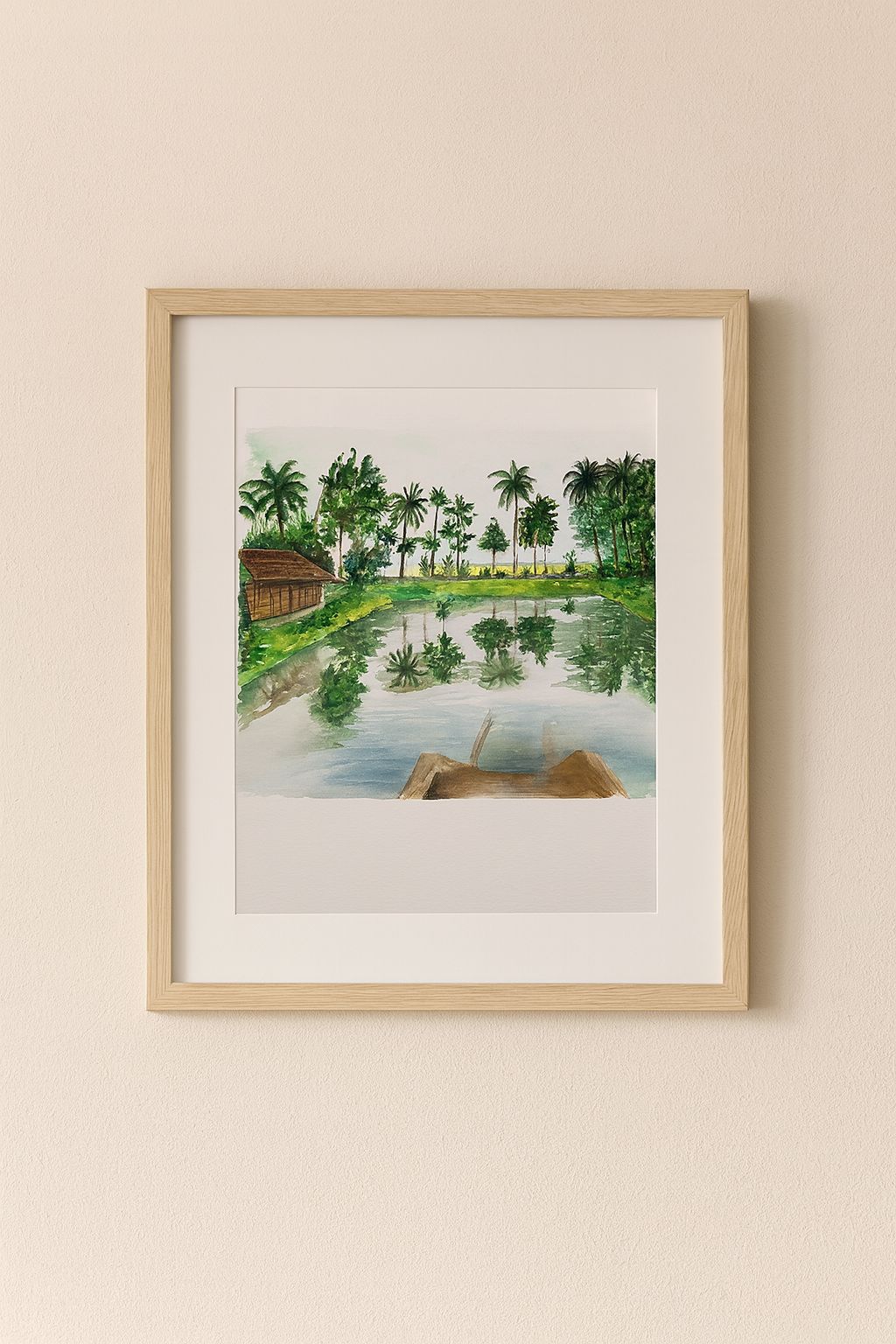 Tranquil Reflections – Original Watercolor Painting