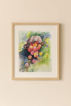 Harvest Harmony – Original Watercolor Painting
