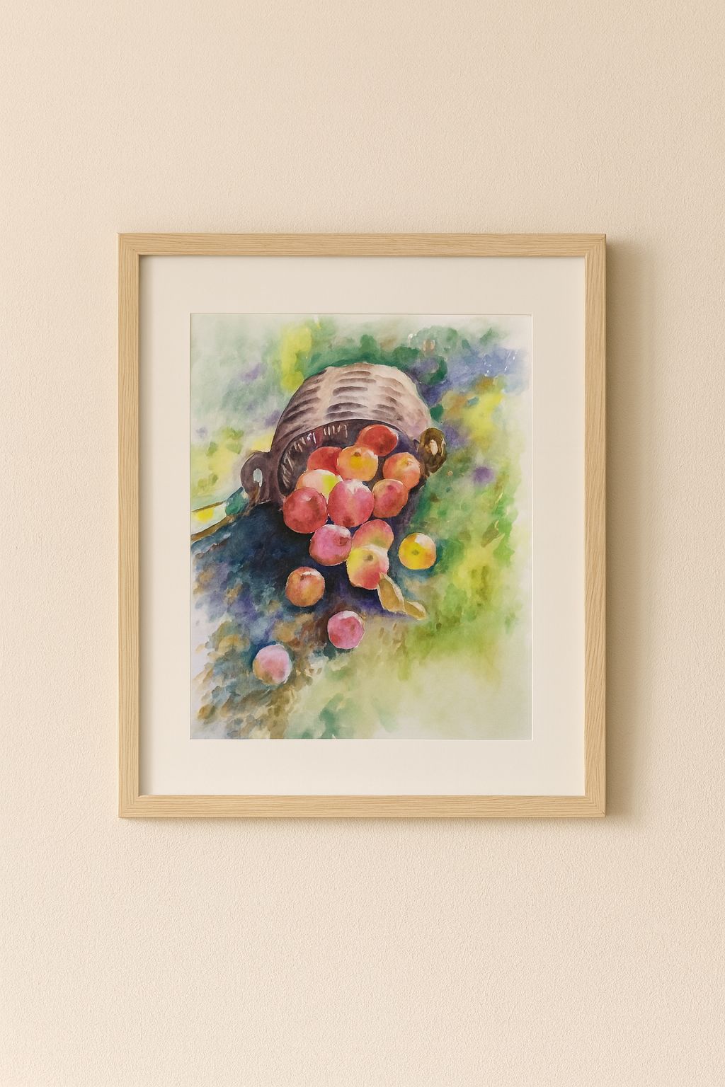 Harvest Harmony – Original Watercolor Painting