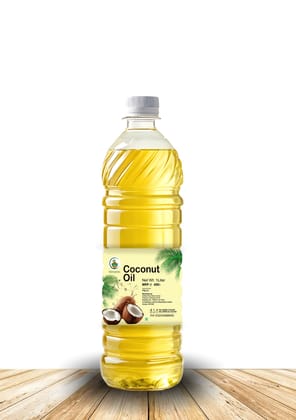 Pure Coconut Oil 1 Liter for Cooking, Hair & Skin Care Pure Coconut Oil 1 Liter for Cooking, Hair & Skin Care