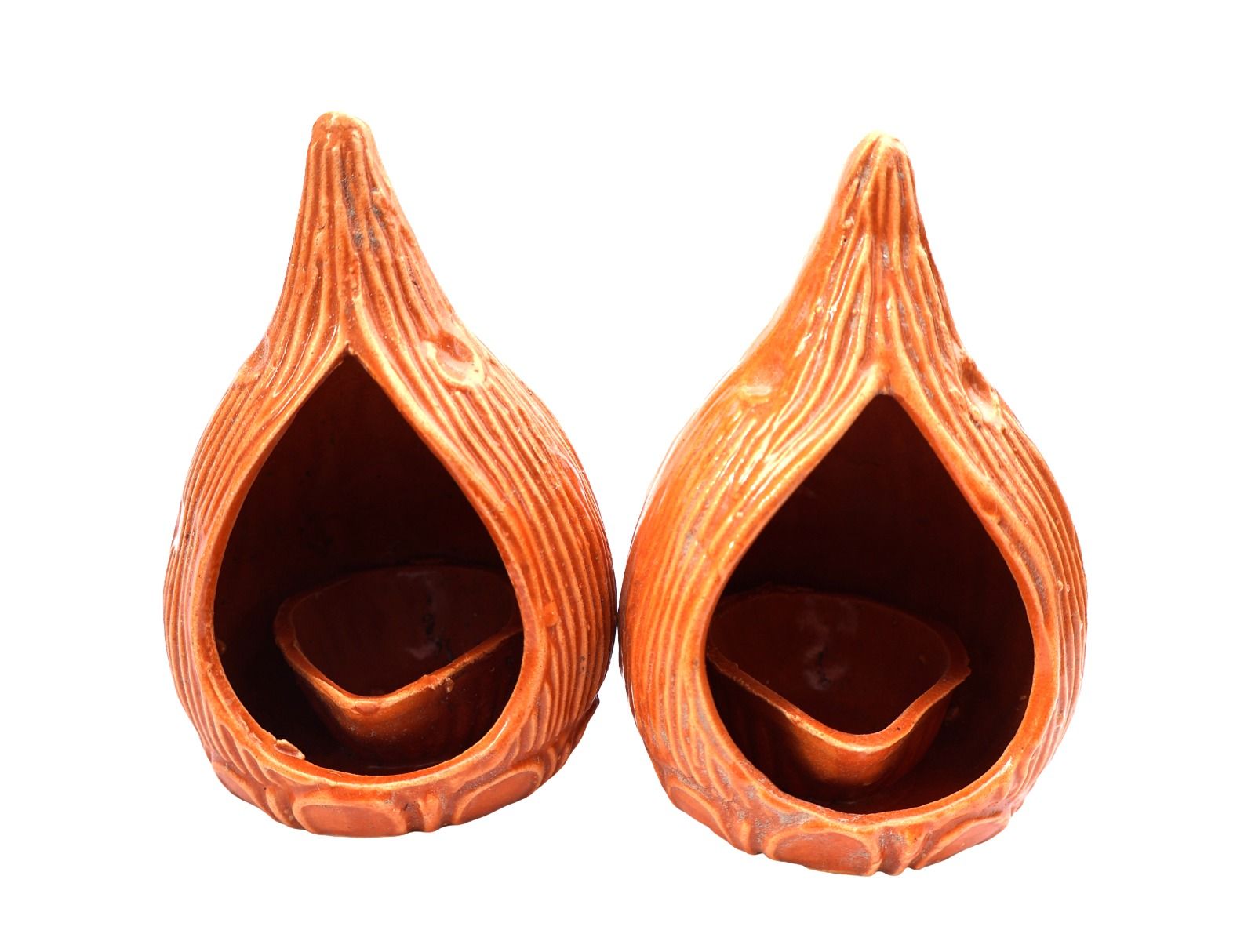 Handmade Terracotta Ceramic Aroma Diffuser Oil Burner Set
