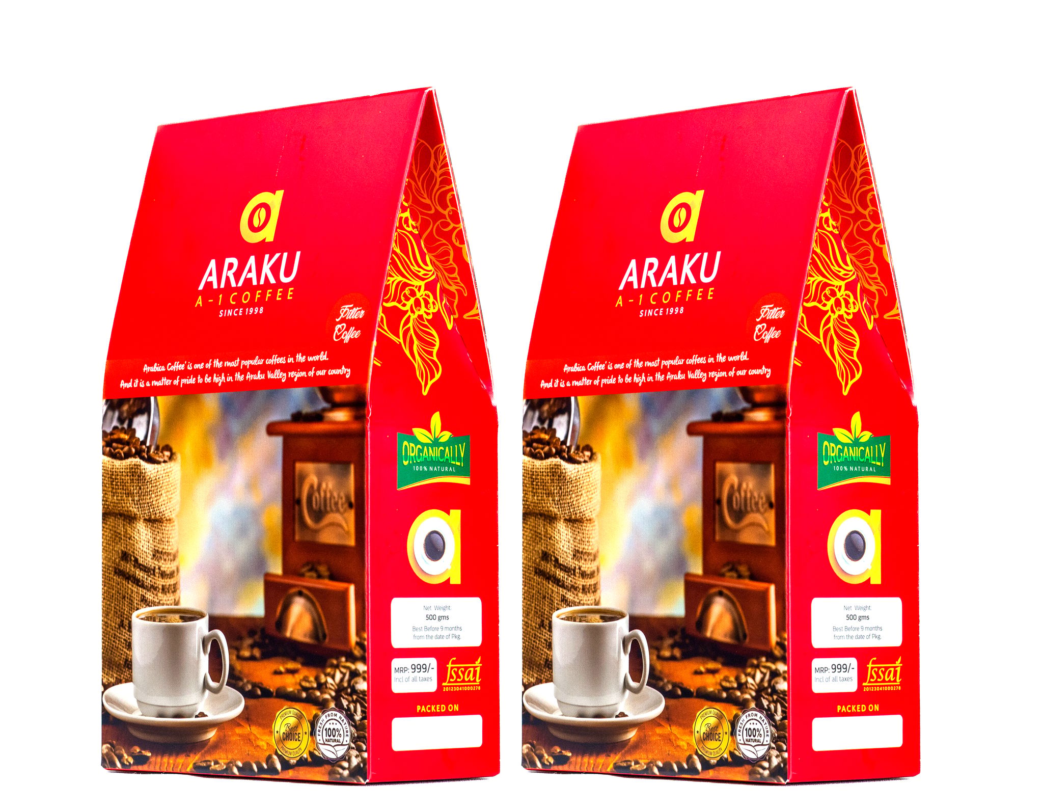 ARAKU A1-COFFEE (Red packs)