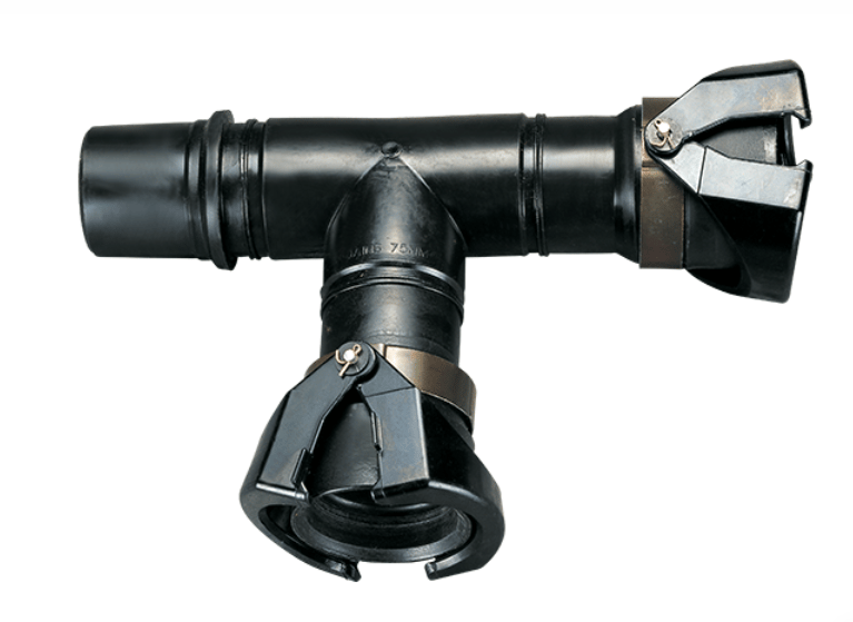 JI2 Tee 75mm - Jain Irrigation Quick Connect 