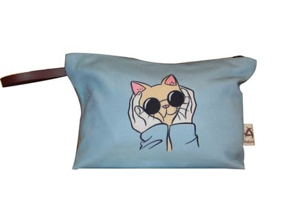 Polyester Astara Printed Travel Pouch, Zipper Polyester Astara Printed Travel Pouch, Zipper