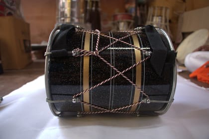 Baby Dhol ( a big headed Indian Drum-8Inch)