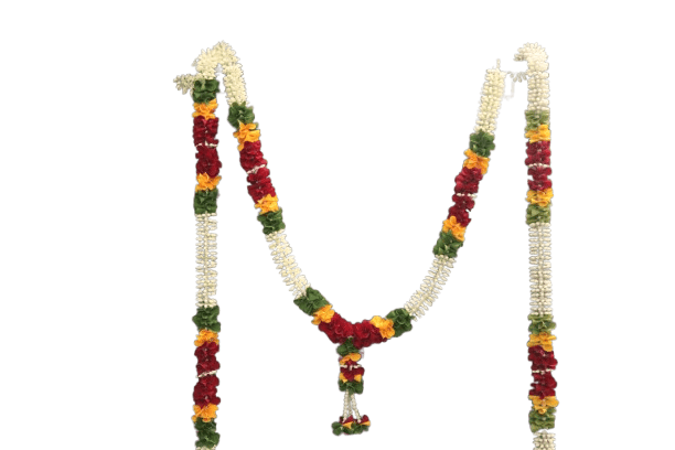 Vibrant Multi-Color Fresh Flower Garland
