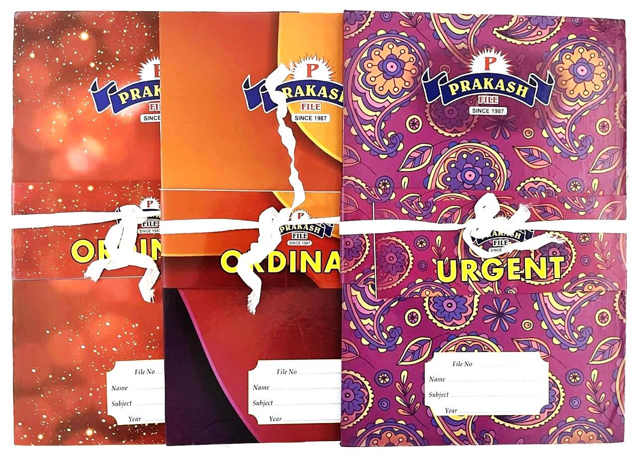 Prakash Ordinary / Urgent Paper File Folder