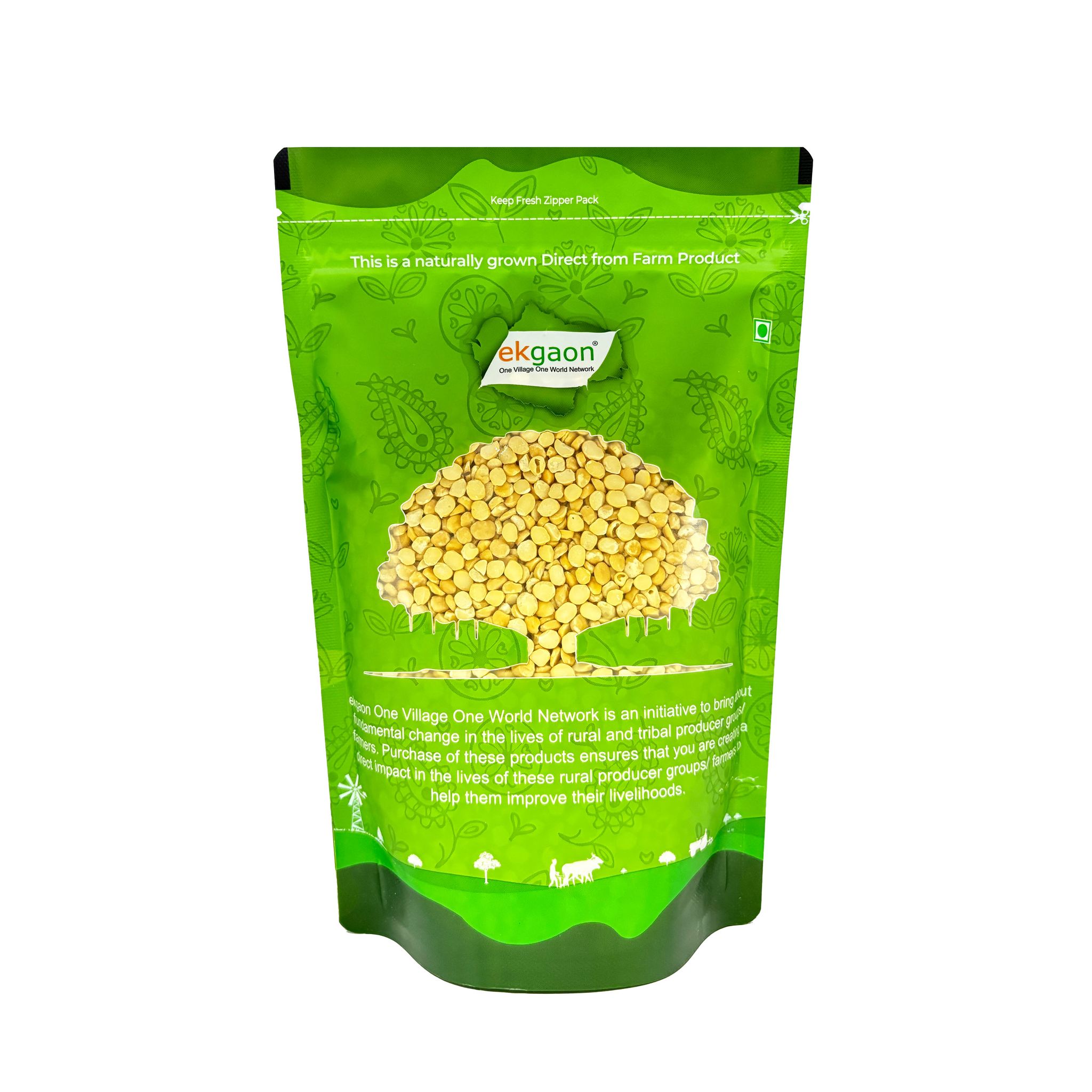 Unpolished Desi Chana Dal (Split Bengal gram) 1 Kg