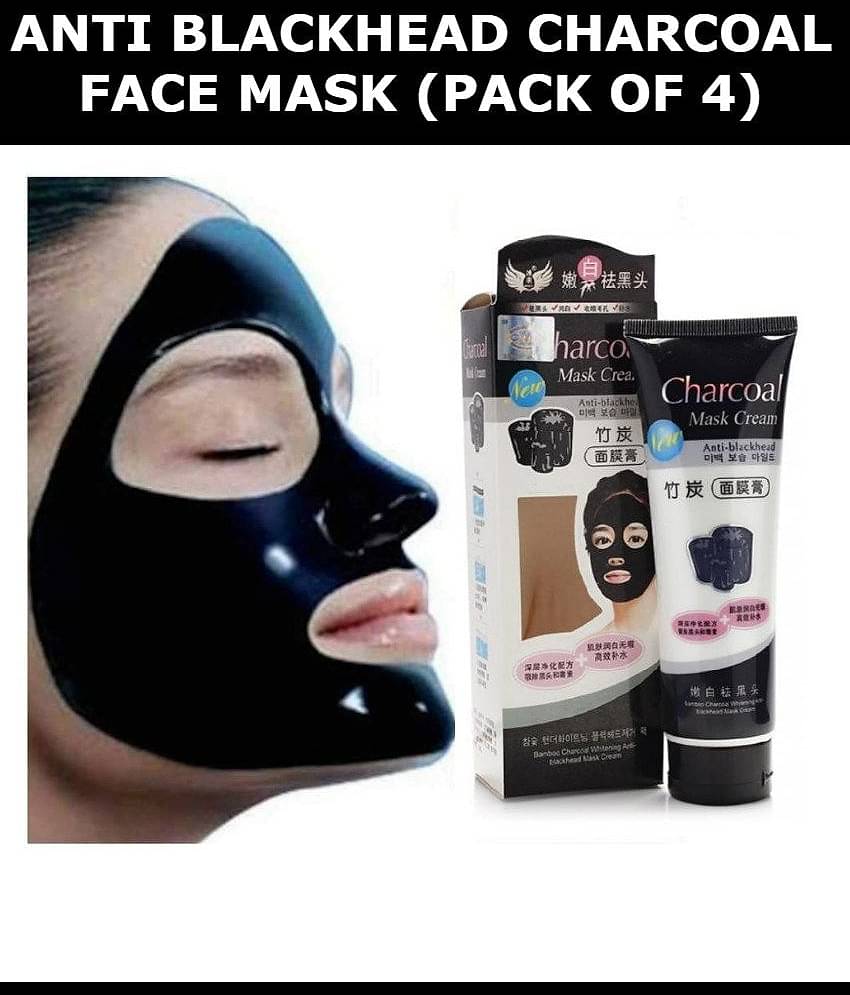 Charcoal Face Mask Anti Blackhead - Pack of 4 (130g Each)