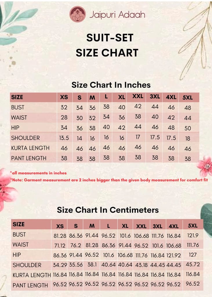 Size Guide Size Guide