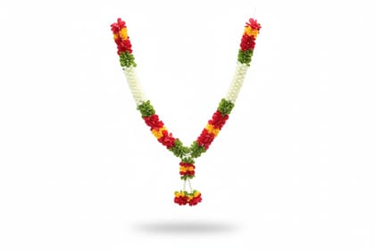 Artificial Floral Garland for Festive Home Decor & Pooja